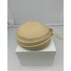 Vintage Henry Pollack Glenover Tilt Hat Cream Wool Felt Cloche 1940s MCM